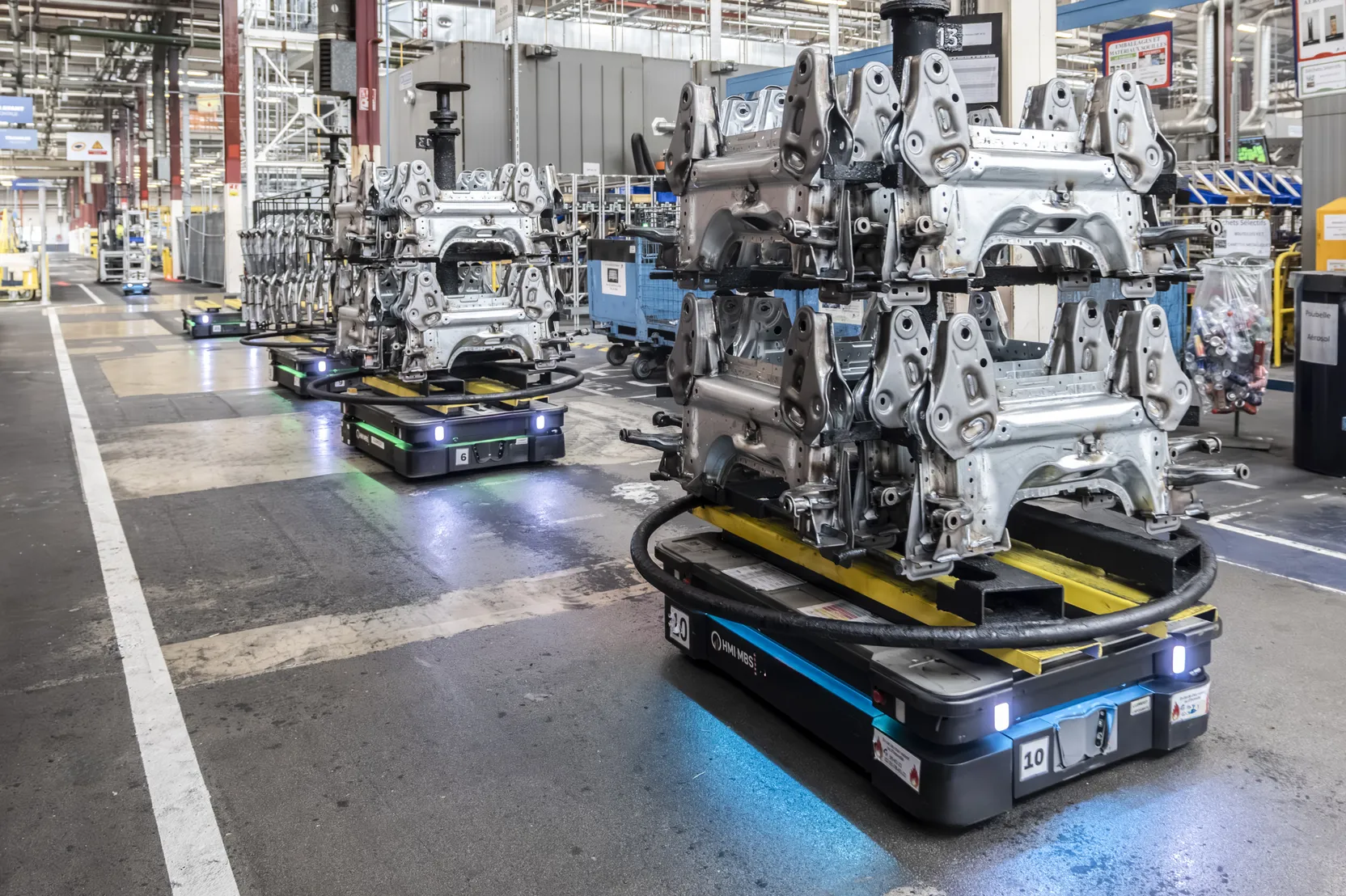 Stellantis Test Rack Stellantis-Caen MiR AMR Case Study | Customer Success | Shiftr Robotics